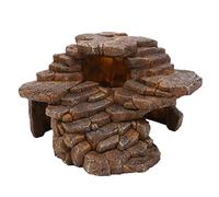 Hobby Terraristik Desert Cave 3 I 23 x 22 x 15,5 cm I Cachette Naturelle pour terrariums et Aquariums I Cachette décorative comme Refuge pour Reptiles, Amphibiens et Poissons