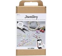 Hobby Welt kreativ Large Jewellery Craft Set for Bracelets, Necklaces, Earrings, Loisirs Créatifs Adultes, Activité Manuelle, with Video Tutorial