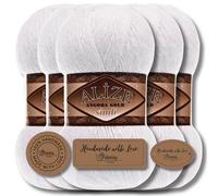 Hobby YARN Alize Angora Gold Simli Lot de 5 pelotes de laine turque de qualité - 5 x 100 g - Mohair - En laine vierge avec effet scintillant - Laine bébé - Fil à tricoter à la main - Laine angora