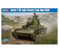 HobbyBoss Maquette T-26 léger soviétique Mod. 1938 – 1:35