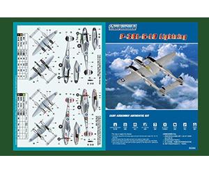 Hobbyboss 1 : 72 échelle p-38l-5-l0 Lightning Kit modèle moulé sous Pression