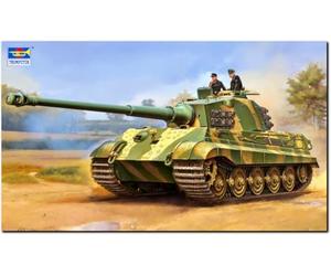 HobbyBoss 750949-1/16 Pièce de voiture 182 Tiger II Henschel 105 mm Échelle 1:16