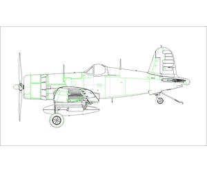 Hobbyboss 80386 - 1:48 F4U-4 Corsair Version Précoce - Neuf