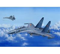 Hobbyboss 81714 Su-27,Su-30 Su-30 - Kit de modélisme - Su-30MKK Flanker G - Multicolore - Échelle 1:48