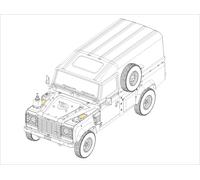 HobbyBoss Kit maquette Defender 110 Hardtop – Échelle 1:35