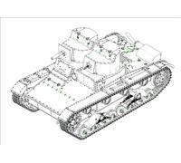 Hobbyboss 82494 - 1:3 5 Soviet T-26 Lumière Infanterie Réservoir Mod 1931- Neuf