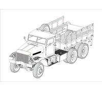 HobbyBoss Maquette 1:35 US White 666 Cargo (Hard Top) HBB83801
