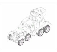 Hobbyboss 83839 - 1:3 5 Soviet BA-6 Armure Voiture Neuf