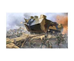 Hobbyboss 83858 1/35 Saint-Chamond Panzer Cat Maquette Gris, Mittel