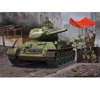 HobbyBoss Maquette de char T-34/85 (1944) 1:48 Tourelle angulaire articulée HBB84809