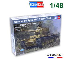 HobbyBoss 84818 German Pz.Kpfw KV-1 756(r) tank 1/48