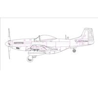 HobbyBoss Maquette d'avion P-51D Mustang IV 1:48 HBB85806 – Chasseur