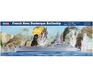 Hobbyboss 86506 - Cuirassé français Dunkerque, Bleu Marine, Taille S