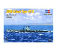 Hobbyboss 87008 1:700-DKM U-Boat Type VII B, Bleu Marine