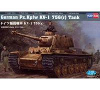 Hobbyboss Allemand Char de Combat KV-1 756 (R) Réservoir 1:48 Modèle-kit