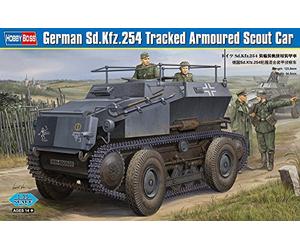Hobbyboss Echelle 1 : 35 cm Allemand SD. Kfz. 254 Suivre blindé Scout Voiture Kit de Montage