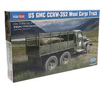 Hobbyboss Echelle 1 : 35 cm Nous GMC CCKW 352 Bois Camion Cargo modèle Kit (Gris)