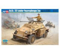 Hobbyboss Échelle 1:35 SD.Kfz.222 Leichter Panzerspahwagen Kit de Montage 2 cm