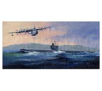 Hobbyboss Echelle 1 : 350 cm Type de Plan 033 sous-Marin et SH-5 "modèle Kit (Gris)