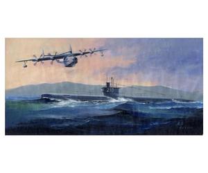 Hobbyboss Echelle 1 : 350 cm Type de Plan 033 sous-Marin et SH-5 "modèle Kit (Gris)