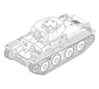 HobbyBoss Maquette Pz.Kpfw. 38(t) Ausf.E/F – 1:72 – HBB82956