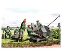 Hobbyboss HBB84412 Flak38 Lot de Figurines 1:35-20 mm