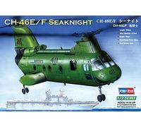 HobbyBoss Kit d'assemblage Authentique Sea Knight CH-46F à l'échelle 1:72 19,3 x 21,2 x 7 cm