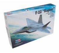 HobbyBoss Kit d'assemblage Raptor F-22A échelle 1:72