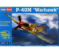 Hobbyboss Kit de modélisme Warhawk P-40M à l'échelle 1:72, 13,4 x 15,8 x 5,2 cm