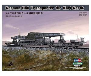 Hobbyboss Kit de Montage « German Rail Transporter for Karl-Geraet » à l'échelle 1/72