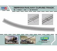 German Railway Curved Track - 1:72e -