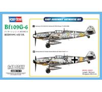 HobbyBoss Maquette en plastique Messerschmitt Bf109G-6 échelle 1/48