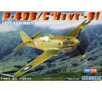 Hobbyboss - P-40B/C 40C 40 B Hawk-81 Chine Raf 1:72 Modèle-kit Neuf Ovp Kit