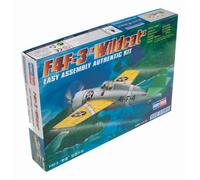 HobbyBoss Maquette Avion F4F-3 Wildcat – Échelle 1:72 – Kit d'assemblage authentique