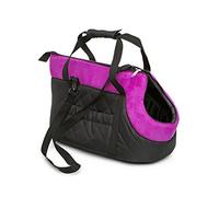 Hobbydog R1TORCRS17 Sac de Transport pour Chien Noir/Rose