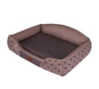 HOBBYDOG Royal Series Lit pour Chien, Grande, Marron Clair, Couronne