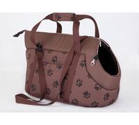 HobbyDog Sac de transport pour chiens Sac de transport Sac de transport - Taille : M - Marron clair avec pattes
