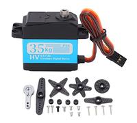 HOBBYFANS 35KG en acier inoxydable RC numérique servo couple élevé étanche pour RC voiture bateau Robot bleu
