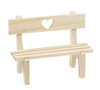 Hobbyfun Banc en bois avec cœur