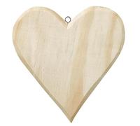 HobbyFun Cœur en Bois env. 16 x 15 cm