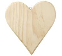 HobbyFun Cœur en Bois env. 21 x 19,5 cm