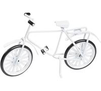 Hobbyfun Vélo miniature Blanc 9,5 cm