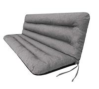 Ania Coussin pour Palette, extérieur, balancelle, Banc de Jardin, avec Dossier. Imperméable et de qualité supérieure - Taille L, Largeur d’Assise : 120 cm - Gris