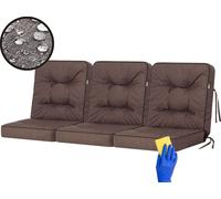 Hobbygarden Coussin de balançoire Venus Coussin de banc Garden coussins de balançoire Coussins de banc coussin balançoire hollywoodienne - Venus - 180 cm - Marron