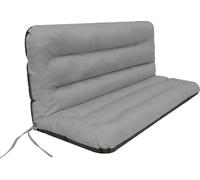 Hobbygarden Coussin de banc Coussin de sol pour banc de jardin Coussin à bascule Coussin pour l'extérieur / l'intérieur - Ania - 150 cm - ASCHE