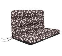 Hobbygarden Coussin de banc Coussin de sol pour banc de jardin Coussin à bascule Coussin pour l'extérieur / l'intérieur - Ania - 120 cm - MARRON CHOCOLAT