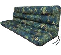 Hobbygarden Coussin de banc Coussin de sol pour banc de jardin Coussin à bascule Coussin pour l'extérieur / l'intérieur - Ania - 180 cm - VERT GRAS
