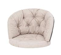 HOBBYGARDEN Coussin de chaise pour fauteuil en rotin - Pour banc, balançoire, jardin, balançoire, espace de repos - 60 x 50 cm - Beige