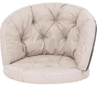 Coussin de chaise pour fauteuil en rotin - Coussin de banc - Balançoire - Coussin de jardin - Coussin à bascule - Coussin de repos - 60 x 50 cm - Beige
