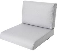 HOBBYGARDEN, Coussin en rotin NEL, coussin en palette, outdoor/indoor, salon de jardin, balancelle hollywood, coussin de siège, coussin de siège, cendres, Taille 3 : 70x70 cm